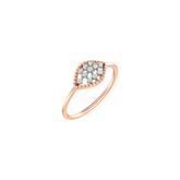 18K Gold & Diamond Ring For Women KLR-81